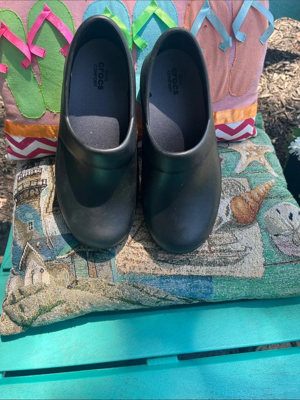 CROCS Kids Black Slip-On Sneakers